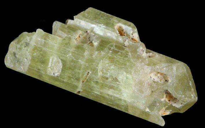 Lustrous Yellow Apatite Crystal - Morocco #82535